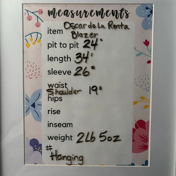 Oscar De La Renta Menswear Blazer 2 Button 42L Tan‎ Wool Houndstooth Office Work - Picture 14 of 15